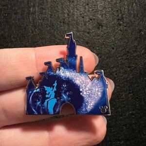 Wave B sorcerer Mickey Blue Castle Enamel Pin